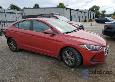 2018 Hyundai Elantra Sel from USA, damaged, VIN 5NPD84LFXJH377442